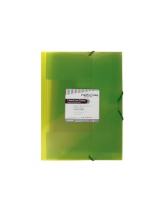 PACK 6 CARP. GRAFOPLAS Fº C/SOLAP+GOM VERDE